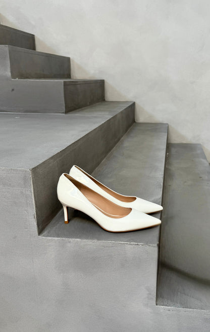 CLASSIC WHITE PUMPS 6 CM | EU 33-37