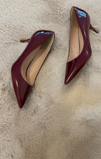 CLASSIC WINE RED PUMPS 6 CM | EU 33-37